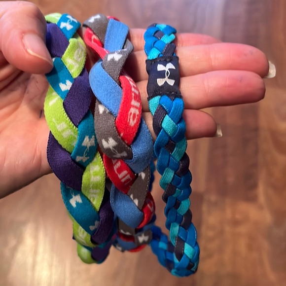 Under Armour Accessories - 3 EUC Braided Under armor Headbands